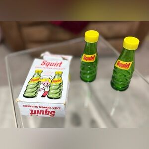 Vintage Squirt Salt/Pepper Shakers **NOS**